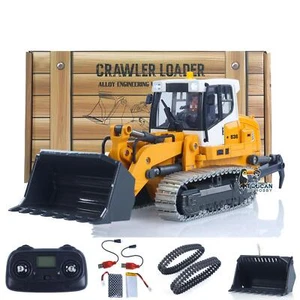 1:50 RTR 2.4G RC Elektrischer Hebelader LR636 Metall Eimer Spuren Ripper Sound - Bild 1 von 17