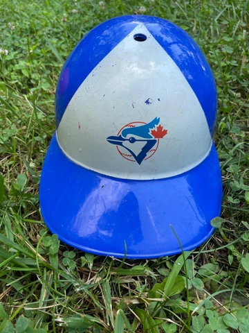 VTG MLB Toronto Blue Jays Baseball Adjustable Batting Helmet 1970's Cover