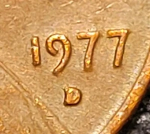 1977 D Lincoln Memorial Cent RPM. Free Shipping. - Picture 1 of 3
