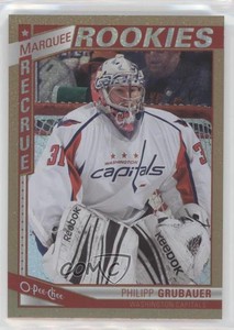 2013-14 O-Pee-Chee Marquee Rookies Rainbow Foil Philipp Grubauer #562 Rookie RC