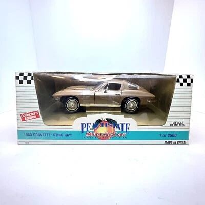 ERTL ПЕРСИКОВЫЙ ГОСУДАРСТВО 1963 CORVETTE STINGRAY ЖЕЛТОВАТО-КОРИЧНЕВЫЙ 1998 СЕРИИ 1:18 - Изображение 1 из 4