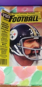 STREET & SMITHS 1975 NFL YEARBOOK Franco Harris STEELERS Cover POOR-FAIR - Picture 1 of 7