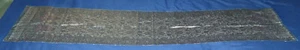 Vintage Oscar De La Renta Street Scarf Rectangle ITALY Gold Metallic 11" x 54" - Picture 1 of 7