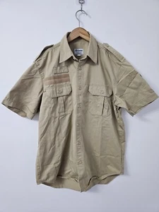 Scandia Shirt XL Brown Mens ScanSafari Tropic Short Sleeve - Picture 1 of 6