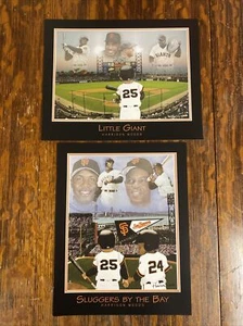 SAN FRANCISCO GIANTS MLB BABY 8X10 ART PRINTS! BARRY BONDS, WILLIE MAYS! - Picture 1 of 3