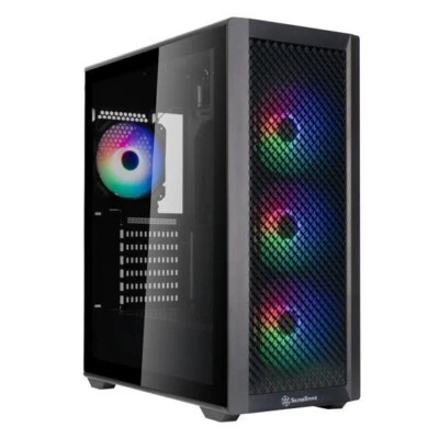 Silverstone SST-FA515XR-BG FARA 515XR Rainbow Lighting ATX Mid-Tower Chassis - Image 1 of 4