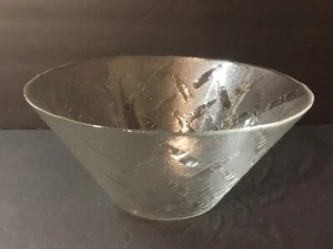 Vintage Arcoroc Coca Cola goffrato ciotola vetro testurizzato servizio snack 11" insalata popcorn - Foto 1 di 6