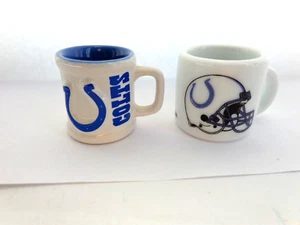 VINTAGE NFL Indianapolis Colts  Football Mini Mug, Cup, Coffee Mug, Team Logo - Picture 1 of 2