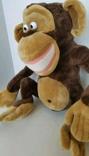 Madagascar Mason Monkey Lg Stuffed Plush Embroidered Face Collectible Quality 