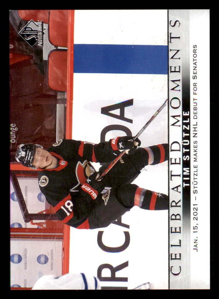 2020-21 SP Authentic #114 Tim Stutzle CM - Image 1 of 2