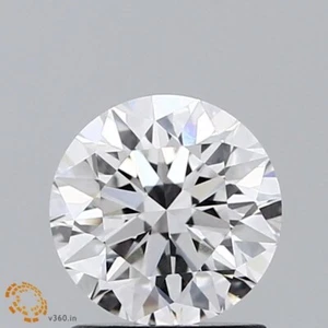 Round Shape 1.33 CARAT IGI Certificate CVD Lab Grown Diamond D Color VS1 Clarity - Picture 1 of 8