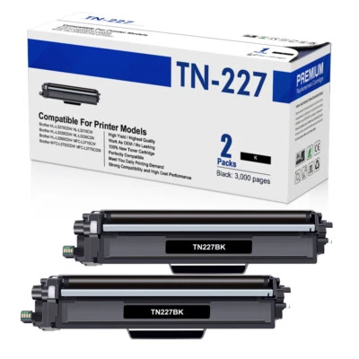 Lote Cartucho de tóner TN227 para Brother TN223 MFC-L3770CDW HL-L3290CDW L3230CDW Foto 1 de 4