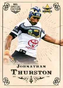 2018 NORTH QUEENSLAND COWBOYS NRL Card JOHNATHAN THURSTON Glory - Picture 1 of 3