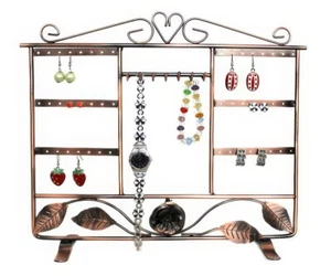 Schmuckständer Ohrringständer Tisch-Vitrine Ohrsteckerdisplay Metall - Bild 1 von 3