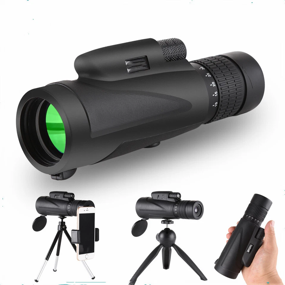 10-30×50 Powerful Monocular BKA4 Long Range Spotting Zooming Telescope Eyeglass - Image 1 of 4