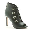 New Karl Lagerfeld Black Paris Cardi Multi Strap Heel Boots/Booties Size 7.5M