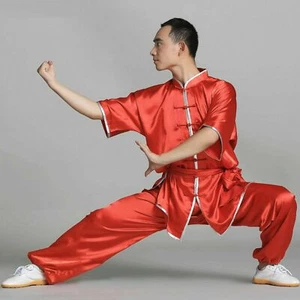 Traditional Chinese Kung Fu Suit Martial Arts Tai Chi Uniform Performance Outfit - Picture 1 of 11