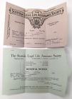 1952 Scottish Legal Life Assurance Society Renewal Letter Envelope