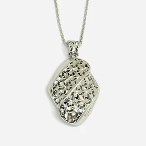 Collana Ungari Donna Argento Rodiato Pendente _AGC012 - Picture 1 of 2