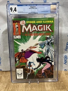 Magik 1 cgc 9.4 Marvel 1983 1st solo series NM MINT Storm and Illyana - Picture 1 of 6