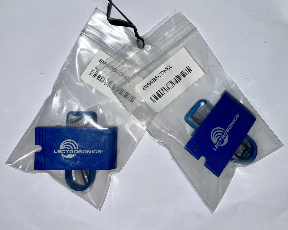 LECTROSONICS SMWBBCDNSL BLUE CLIP (1 BUNDLE OF 2 BRAND NEW CLIPS) - Image 1 of 1