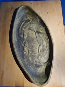 Gorgeous Studio Pottery Decorative Plate Fish Design, Initialled PS - Picture 1 of 6