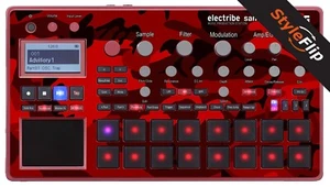 Korg Electribe Sampler | Red Camo | Protective Decal | StyleFlip Skins - Picture 1 of 1