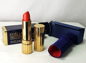 Vintage Estee Lauder Perfect Lippenstift Quitte 01 Gold Tube Seidenhalter OVP - Bild 1 von 4
