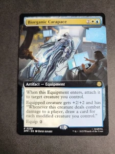 Biorganic Carapace (Extended Art) Rare MTG Spider-Man - Picture 1 of 2