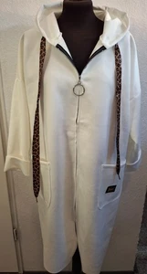 Italy Stylische Jacke Blazer Mantel Kapuze weiss Gr 36,38,40,42,44.,46,48,50 J10 - Bild 1 von 4