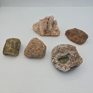 Unique Rock / Fossil / Crystal Lot Of 5 - Picture 1 of 10