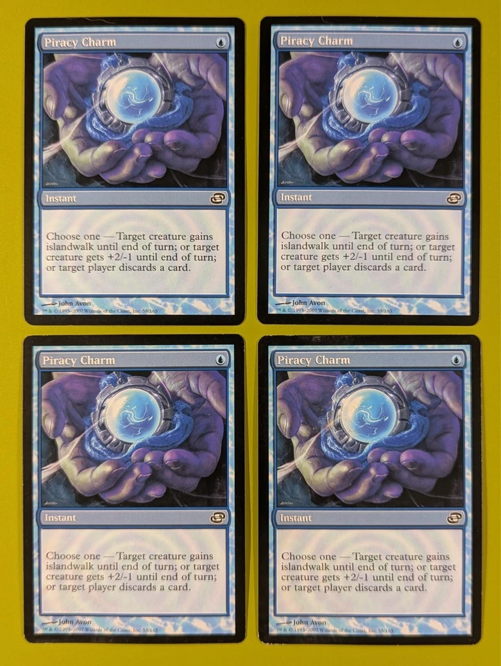 Piracy Charm x4 Planar Chaos 4x Playset Magic the Gathering MTG - Image 1 of 1