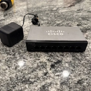 Cisco Small Business SF100D-08P V2 8 Port Unmanaged 10/100 PoE Desktop Switch - Picture 1 of 7