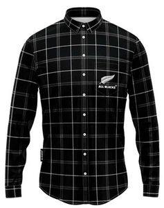 New Zealand All Blacks 2025 Mens Mustang Flannel Shirt BNWT - Picture 1 of 1