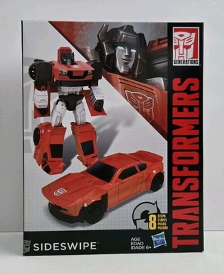 Transformers Generations SIDESWIPE Autobot Action Figure 8 steps Hasbro 2017 - Image 1 of 4
