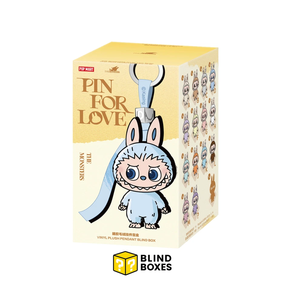 POP MART Labubu – THE MONSTERS Pin for Love A-M - Blind Box - NEU & OVP
