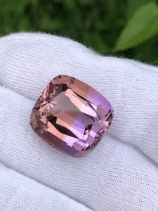 Cojín estético 35,25 quilates corte ametrino para joyería, tamaño anillo - Imagen 1 de 8