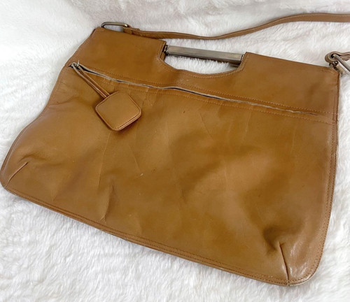 Bottega Veneta Borsa Vintage 3 Vie Pelle Cammello Autentica