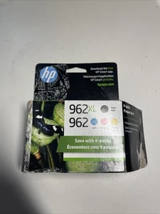 Genuine HP 962XL Black 962 Cyan Mag Yellow 4PK Ink Cartridges - Exp: 11/2026 - Zdjęcie 1 z 4