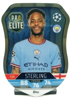 Topps Match Attax Raheem Sterling #SH1 Shield Pro Elite Manchester City - Image 1 of 4
