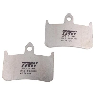 TRW Charbon Plaquettes Avant pour Honda CB900 F CBR900 RR CB-X4 CB1000 F CB250 F - Photo 1/4