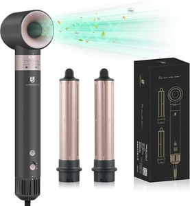 Curling Iron Hair Dryer: Auto Wrap Curling Wand 1 1/4 Inch Automatic Hair Curler - Picture 1 of 11