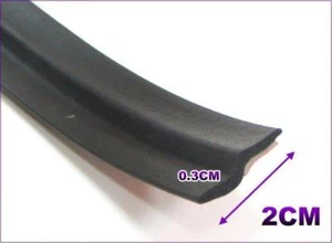 CAR Z TYPE ANTI-SOUND INSULATION ABSORPTION MOULDING TRIM BLACK - Picture 1 of 3