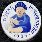 1927 ASSIETTE D'AIDE AUX ENFANTS ALUMINIA / ROYAL COPENHAGUE 1. QUALITÉ RARE