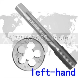 1 set LH M13x1.0mm left-hand Machine tap and die Threading Tools M13*1.0 mm left - Picture 1 of 10