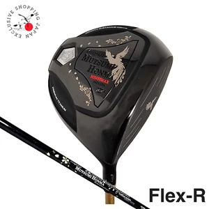 MUTSUMI HONMA Golf Japan MH488MAX Phoenix Titanium Driver Club Black Flex R New - Picture 1 of 9