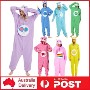 Adults Care Bear Animal Kigurumi Costume Pyjamas Party Book Week Cosplay S-XL - Picture 1 of 17