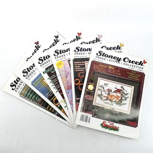 Lotto 6 riviste STONEY CREEK PUNTO CROCE - Collezione completa 1999 gennaio-dicembre - Foto 1 di 18