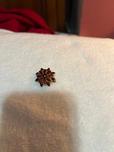 granat glas anstecknadel tschechoslowakei - Bild 1 von 3