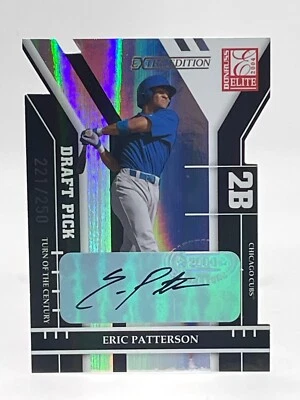 Eric Patterson 2004 Donruss Elite Extra Edition Autograph /250 Die Cut Auto A5 - Image 1 of 2